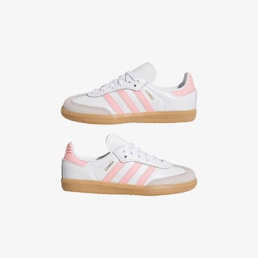  adidas Originals Samba OG Pembe Beyaz Çocuk Spor Ayakkabı