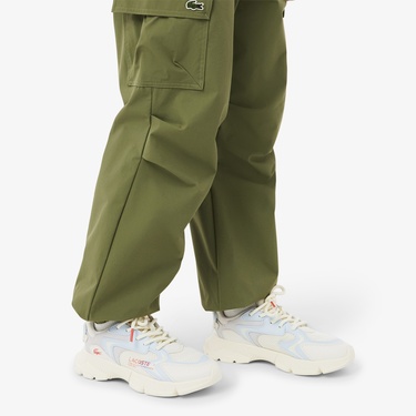  Lacoste L003 Neo Çocuk Gri/Mavi Sneaker