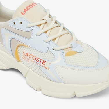  Lacoste L003 Neo Çocuk Gri/Mavi Sneaker