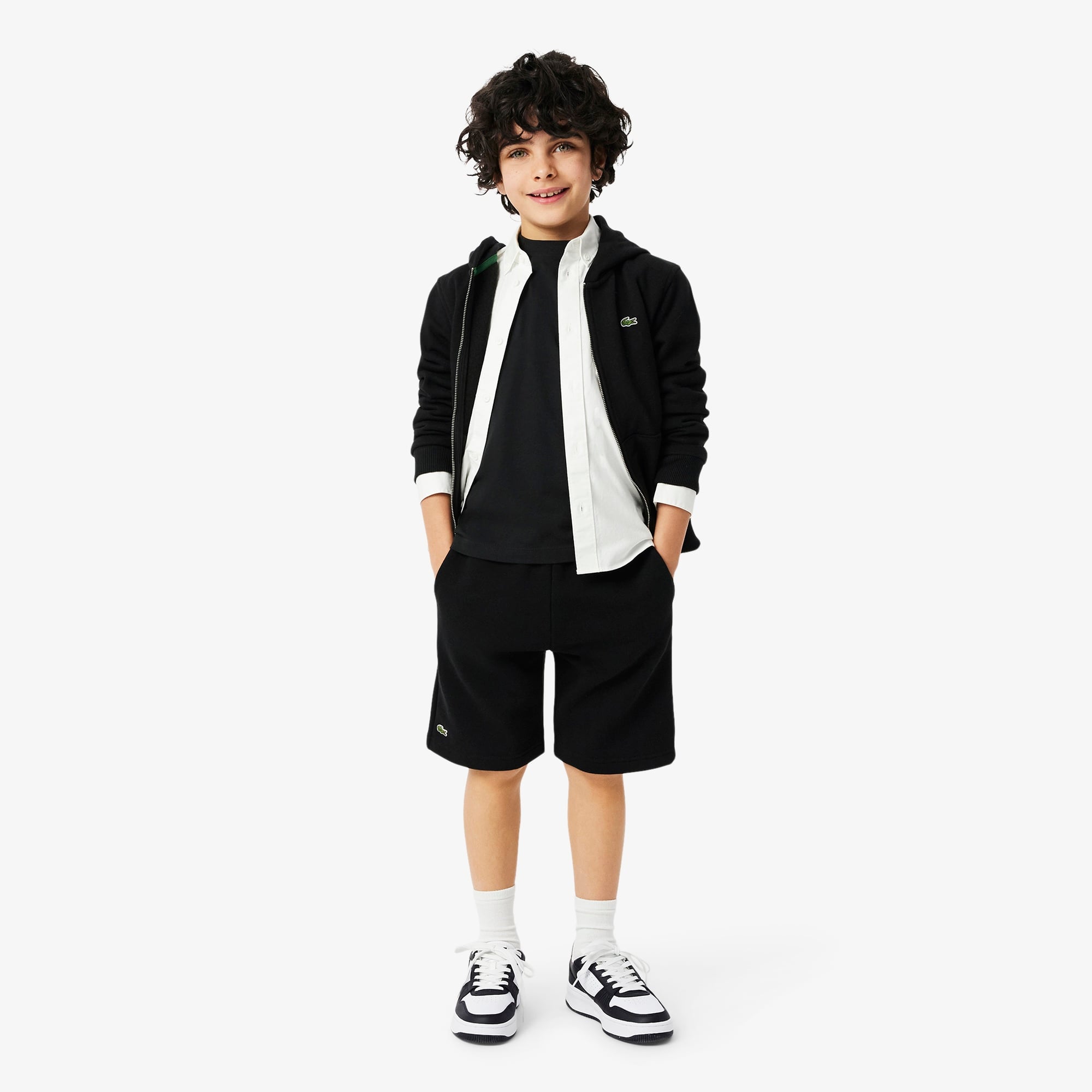 Lacoste L001 Set Leather Çocuk Siyah Spor Ayakkabı