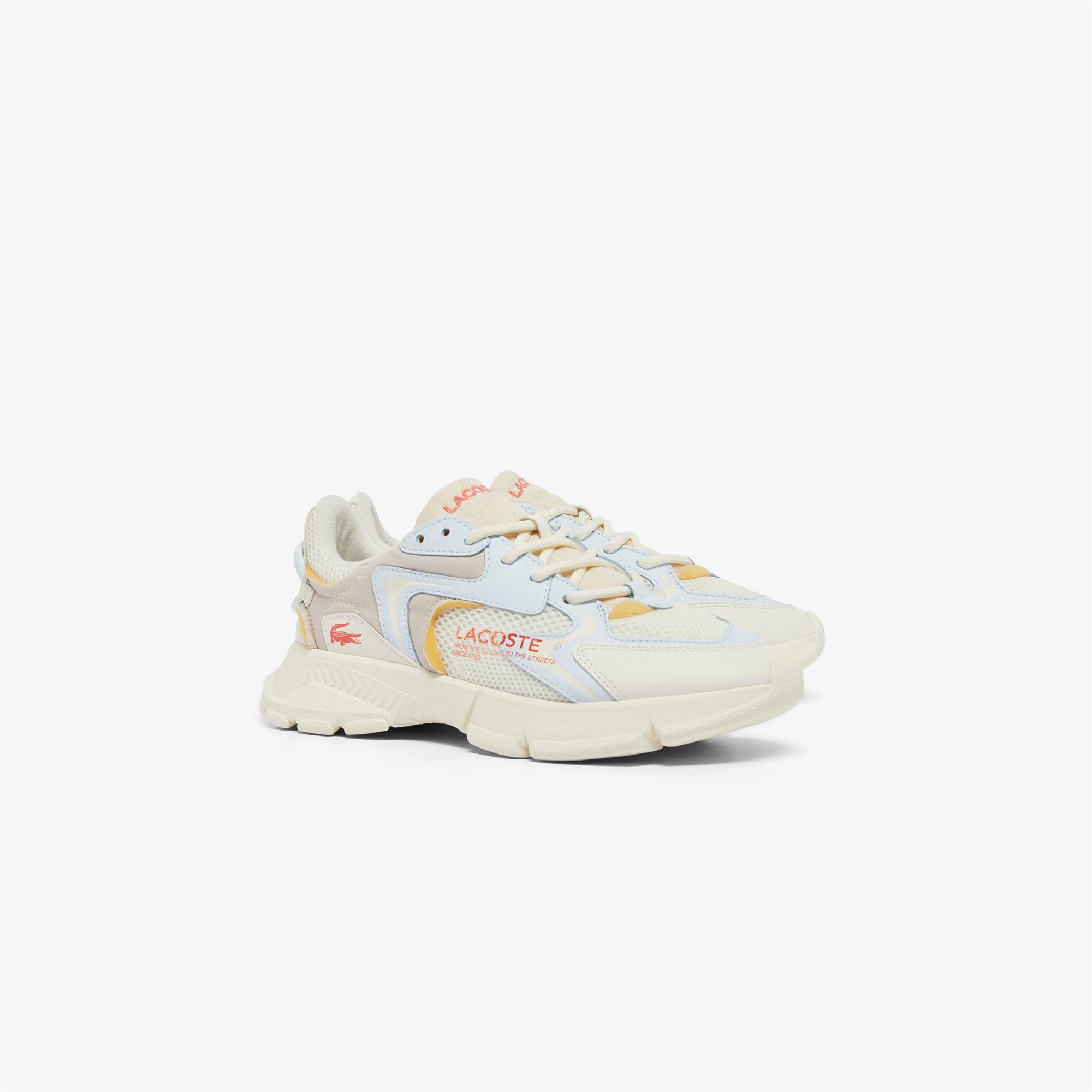 Lacoste L003 Neo Çocuk Gri/Mavi Sneaker