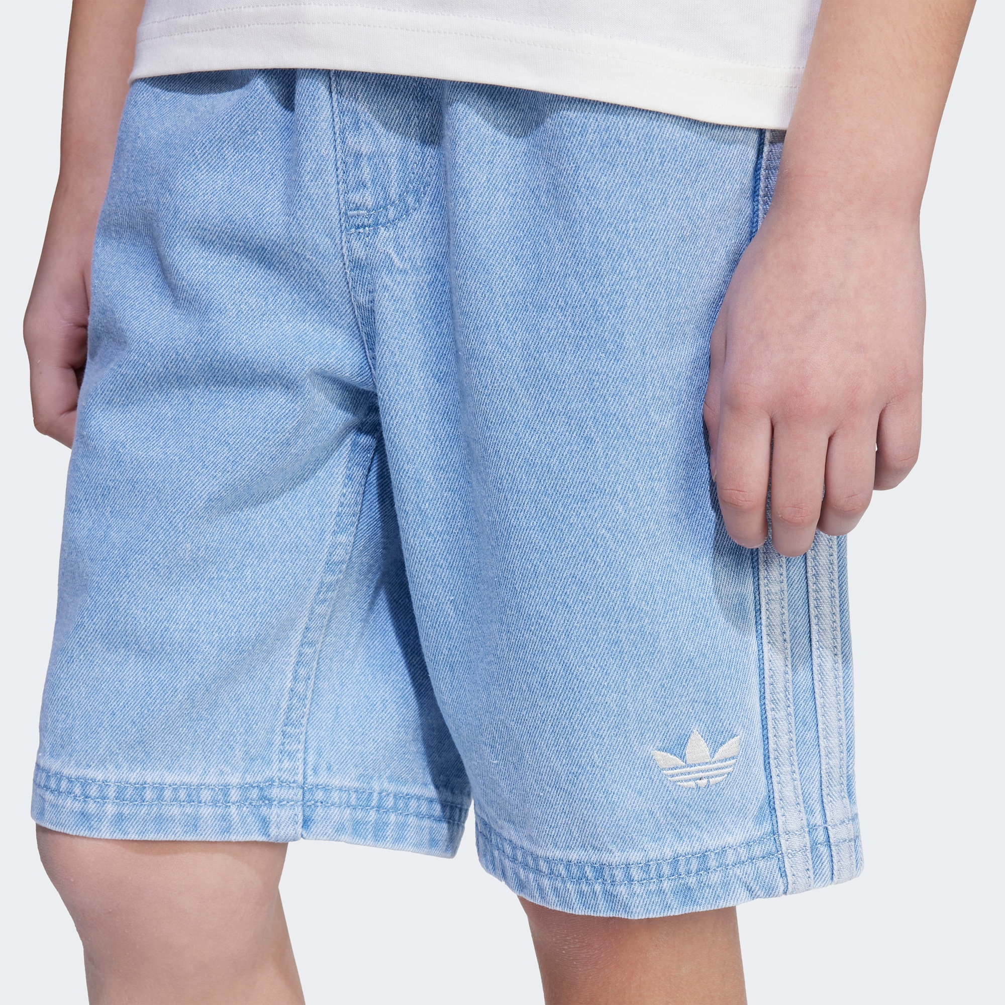 adidas Originals X Minecraft Çocuk Beyaz Şort Takım