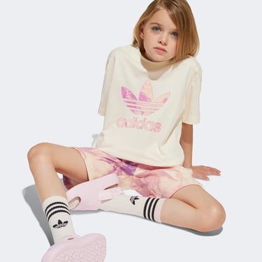  adidas Short Tee Set Çocuk Bej Şort Takım