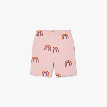  Lacoste Çocuk Desenli Pembe Şort