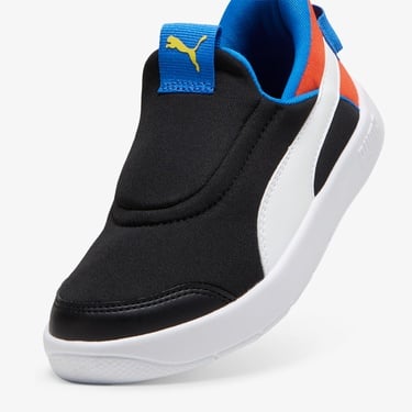 Puma Courtflex V3 Sliptech Ps Çocuk Siyah Spor Ayakkabı