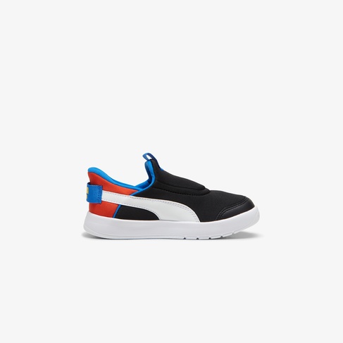  Puma Courtflex V3 Sliptech Ps Çocuk Siyah Spor Ayakkabı