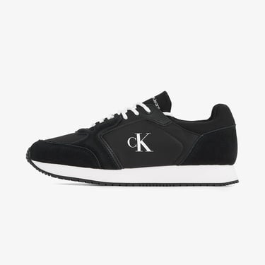  Calvin Klein Runner Sock Laceup Erkek Siyah Sneaker