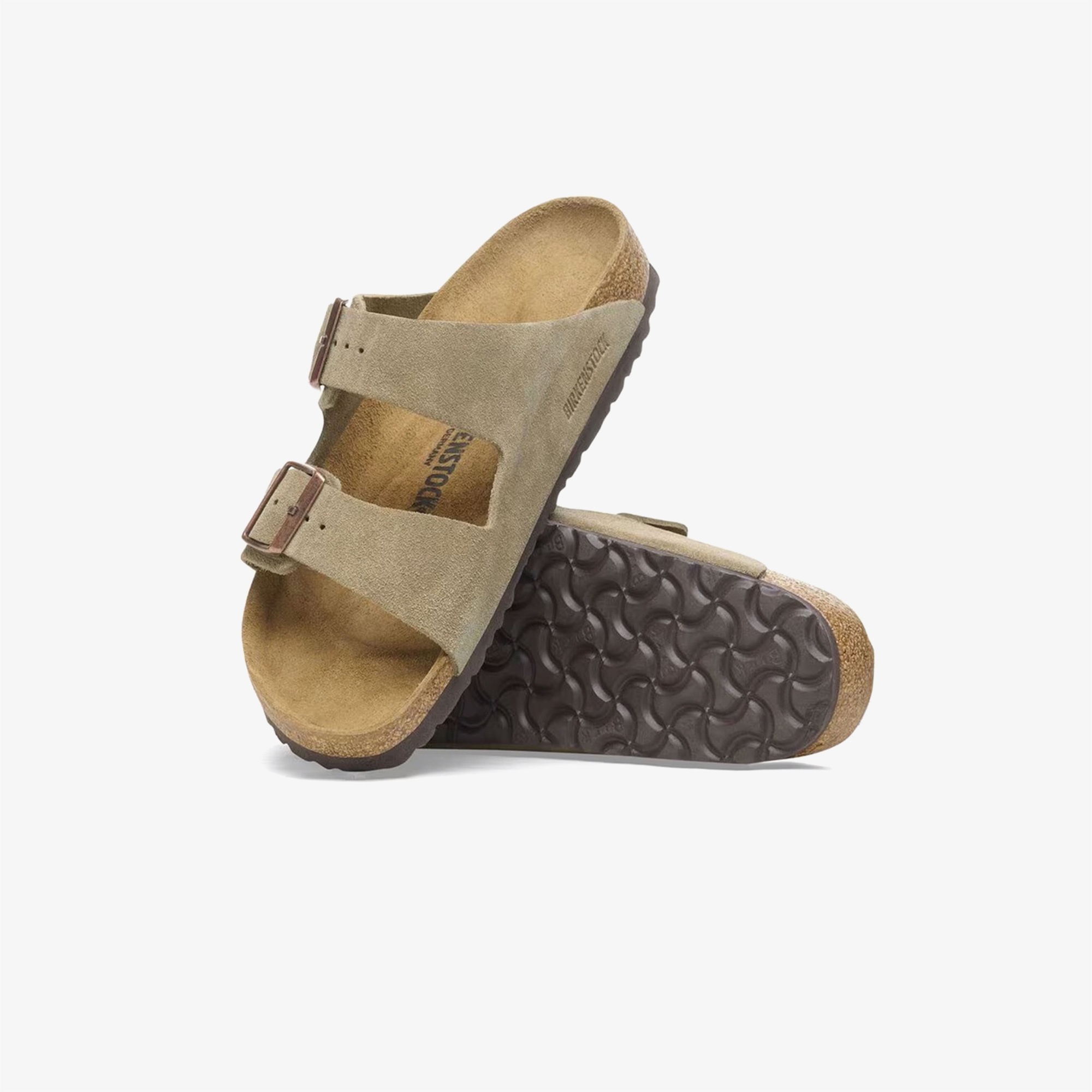 Birkenstock Arizona VL Süet Unisex Kahverengi Terlik