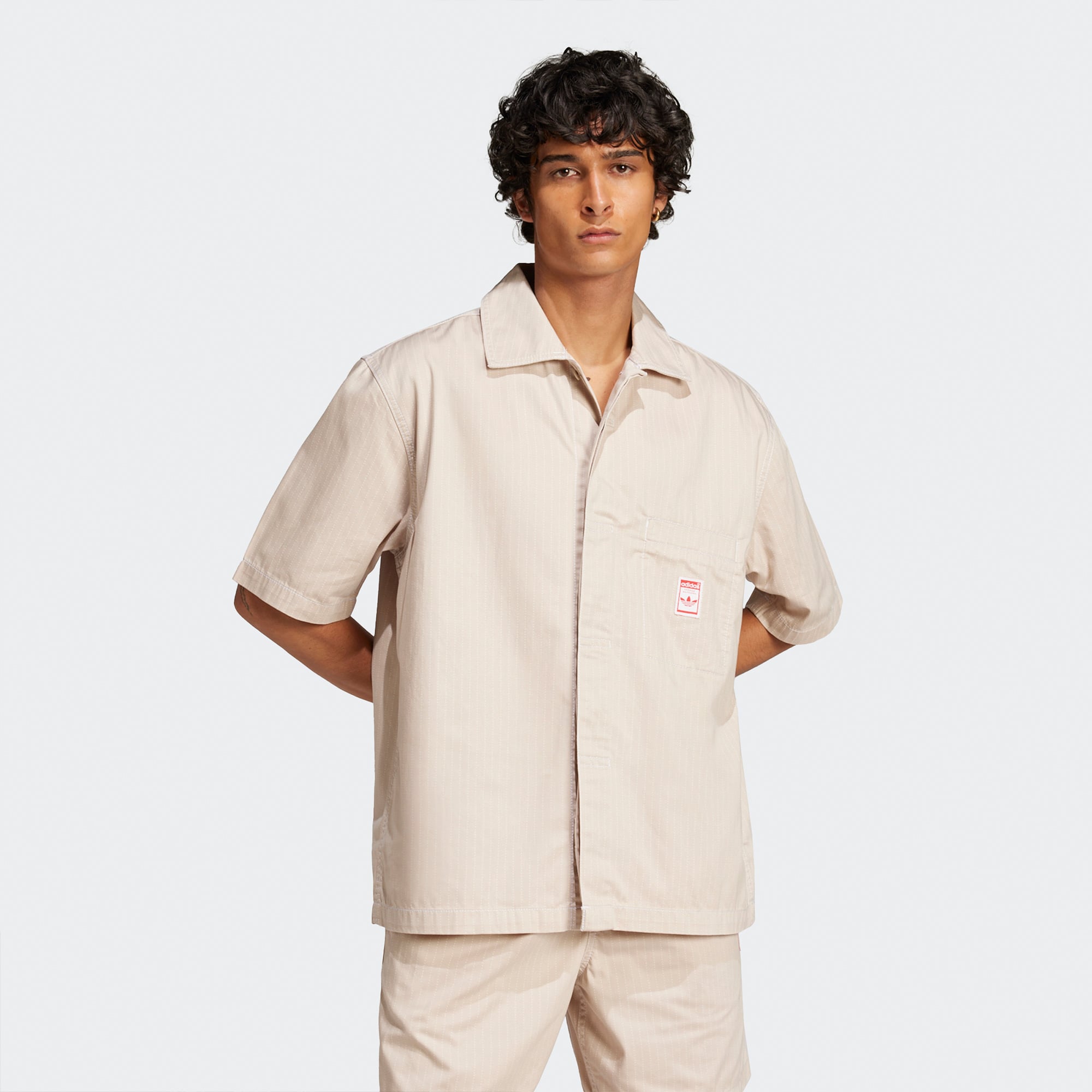  adidas Wab Worker Erkek Bej Gömlek