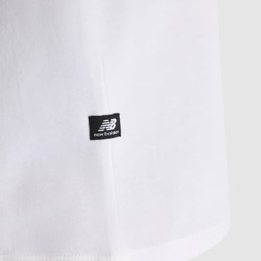 New Balance Lifestyle Erkek Beyaz T-Shirt