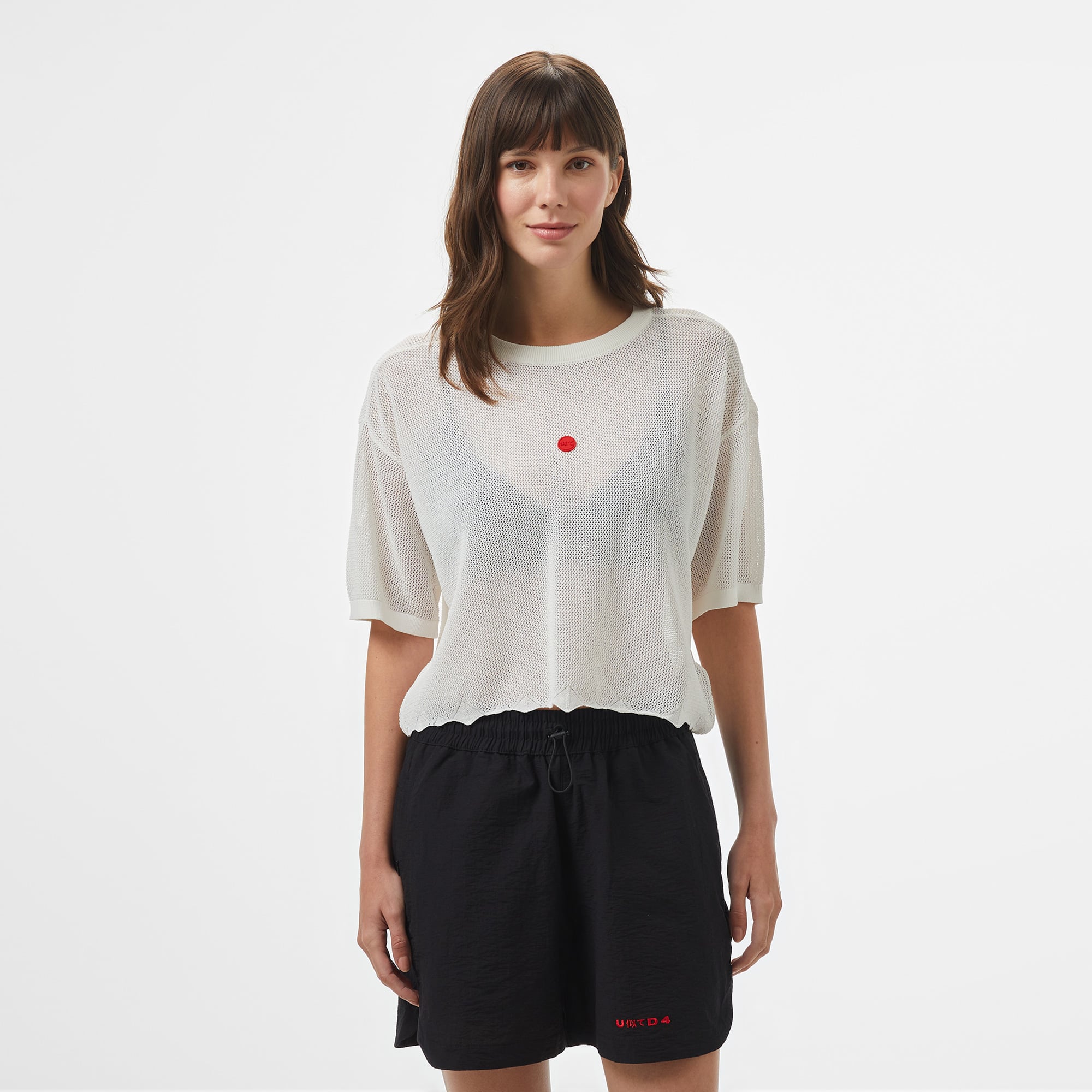  UNITED4 Kadın Beyaz Triko