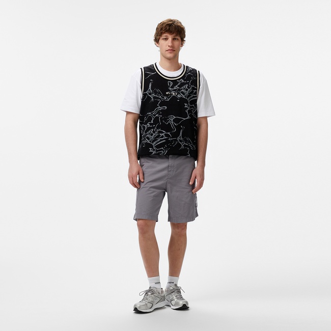  UNITED4 Erkek Gri Bermuda