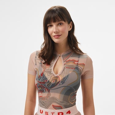  UNITED4 Ruga Kadın Pembe T-Shirt