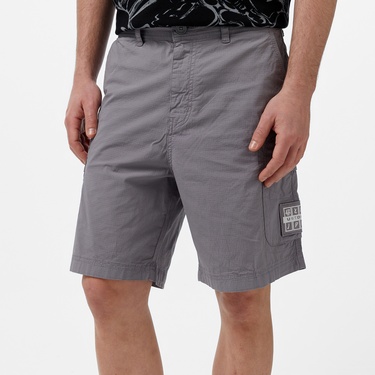  UNITED4 Erkek Gri Bermuda