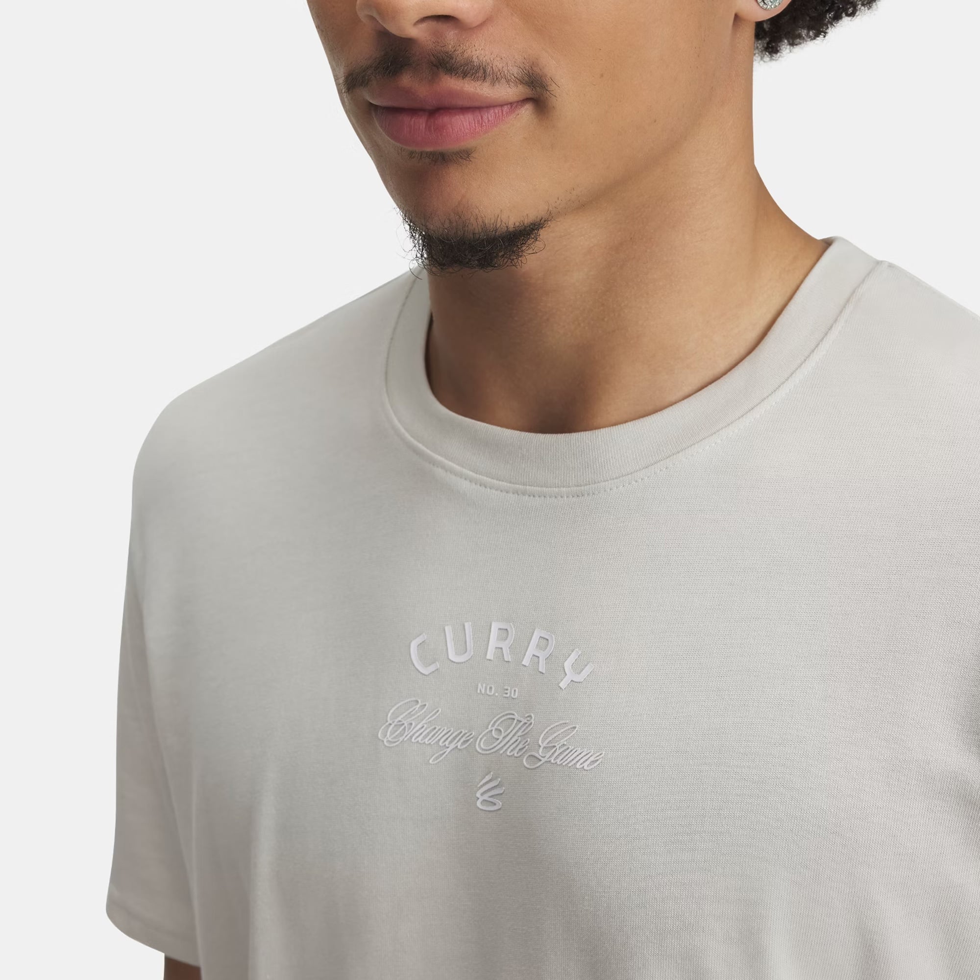 Under Armour Curry Heavyweight Erkek Bej T-Shirt