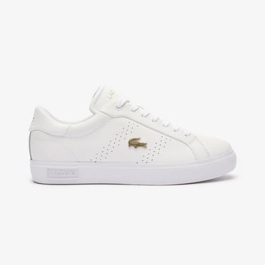  Lacoste Powercourt 2.0 Leather Kadın Beyaz Spor Ayakkabı