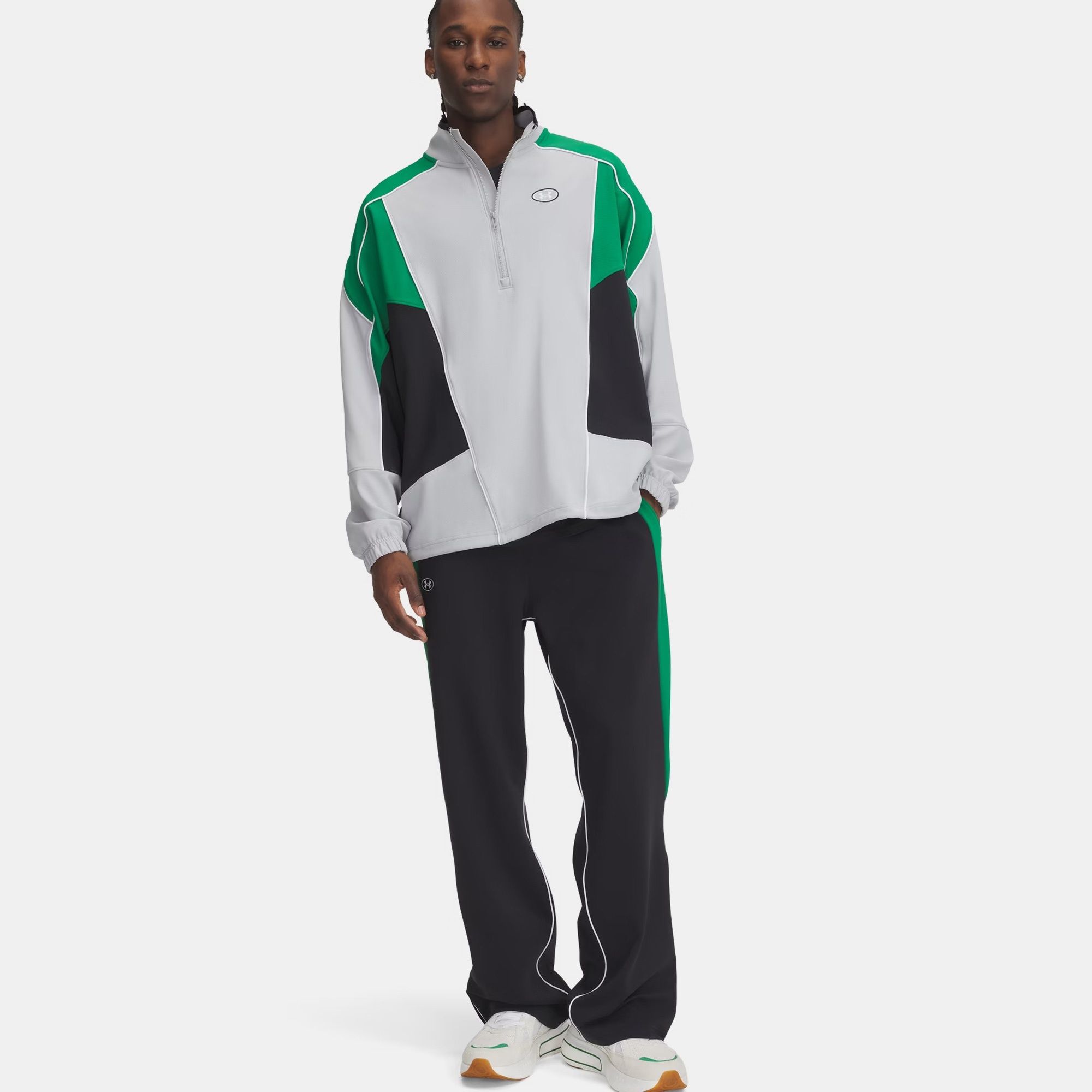 Under Armour Best Tricote Side Stripe Erkek Siyah Eşofman Altı