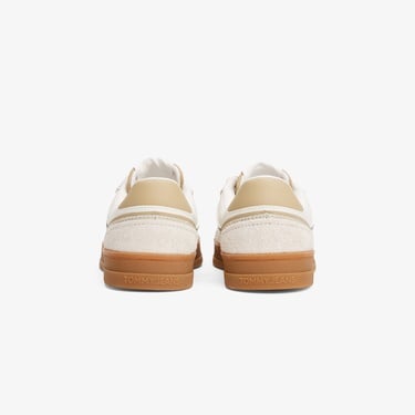  Tommy Hilfiger Greenwich Mix Media Kadın Bej Spor Ayakkabı