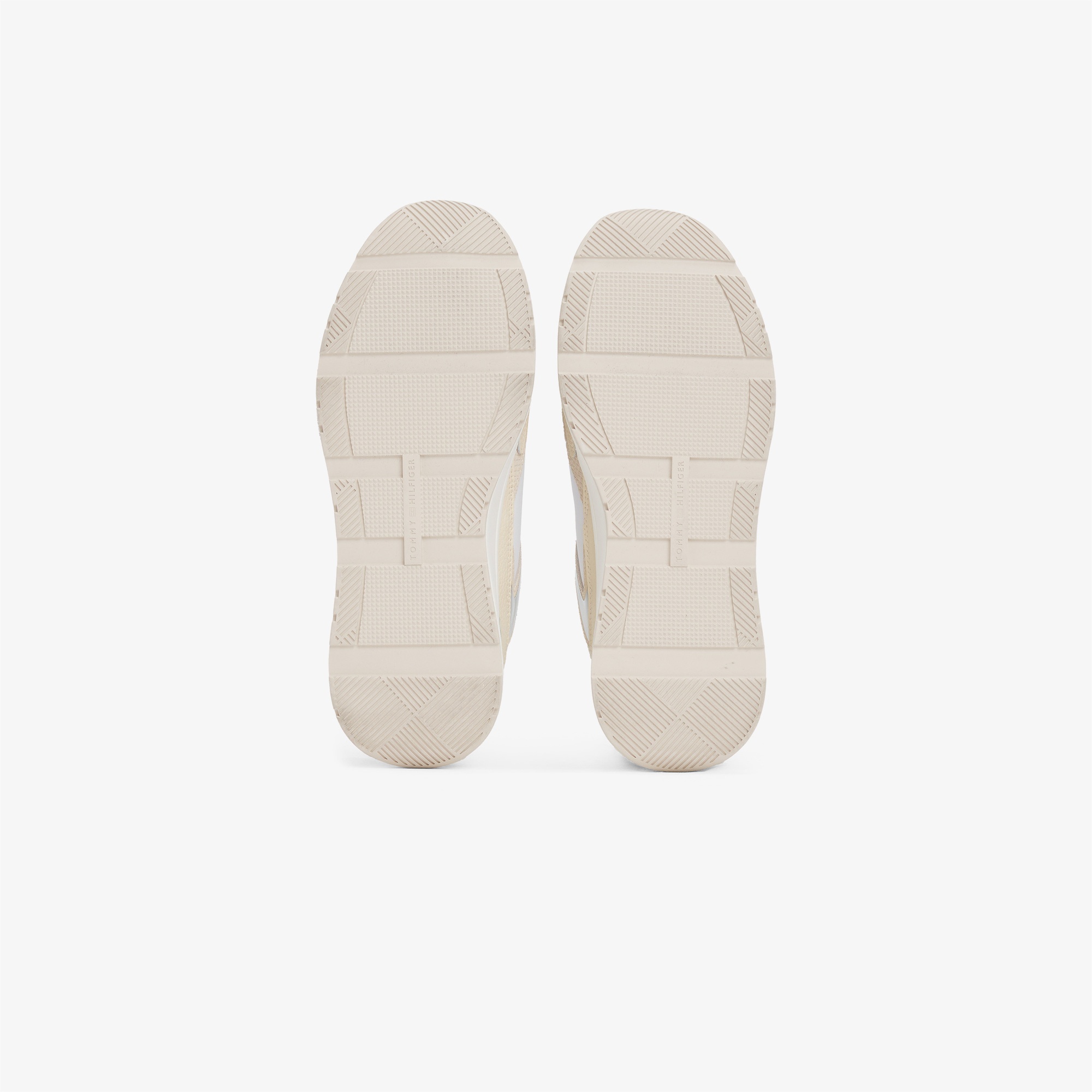 Tommy Hilfiger Leather Kadın Krem Sneaker