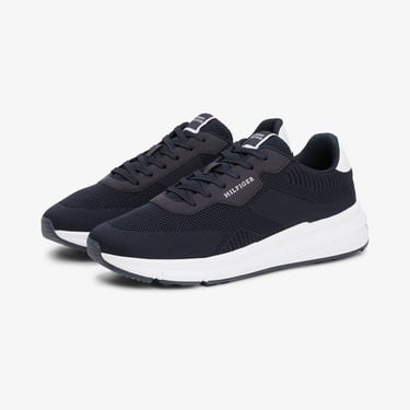  Tommy Hilfiger Lightweight Knit Rwb Erkek Lacivert Spor Ayakkabı