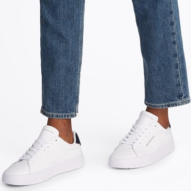  Tommy Hilfiger Court Detail Erkek Beyaz Sneaker