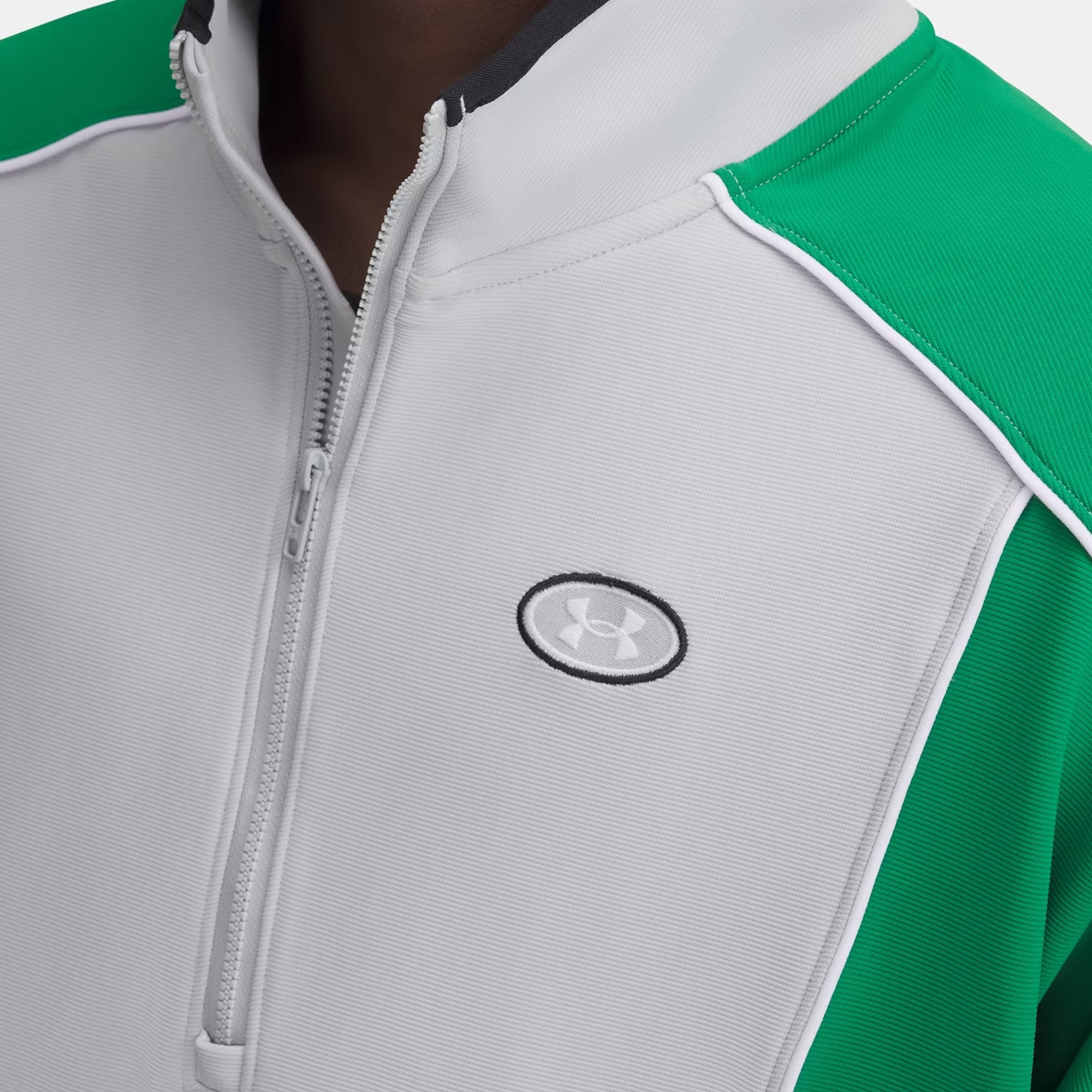 Under Armour Best Level Tricot Cb Erkek Gri/Yeşil Ceket