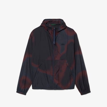  Lacoste Ripstop Naylon Erkek Bordo Ceket