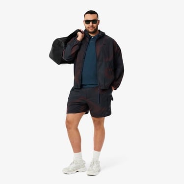  Lacoste Ripstop Naylon Erkek Bordo Ceket