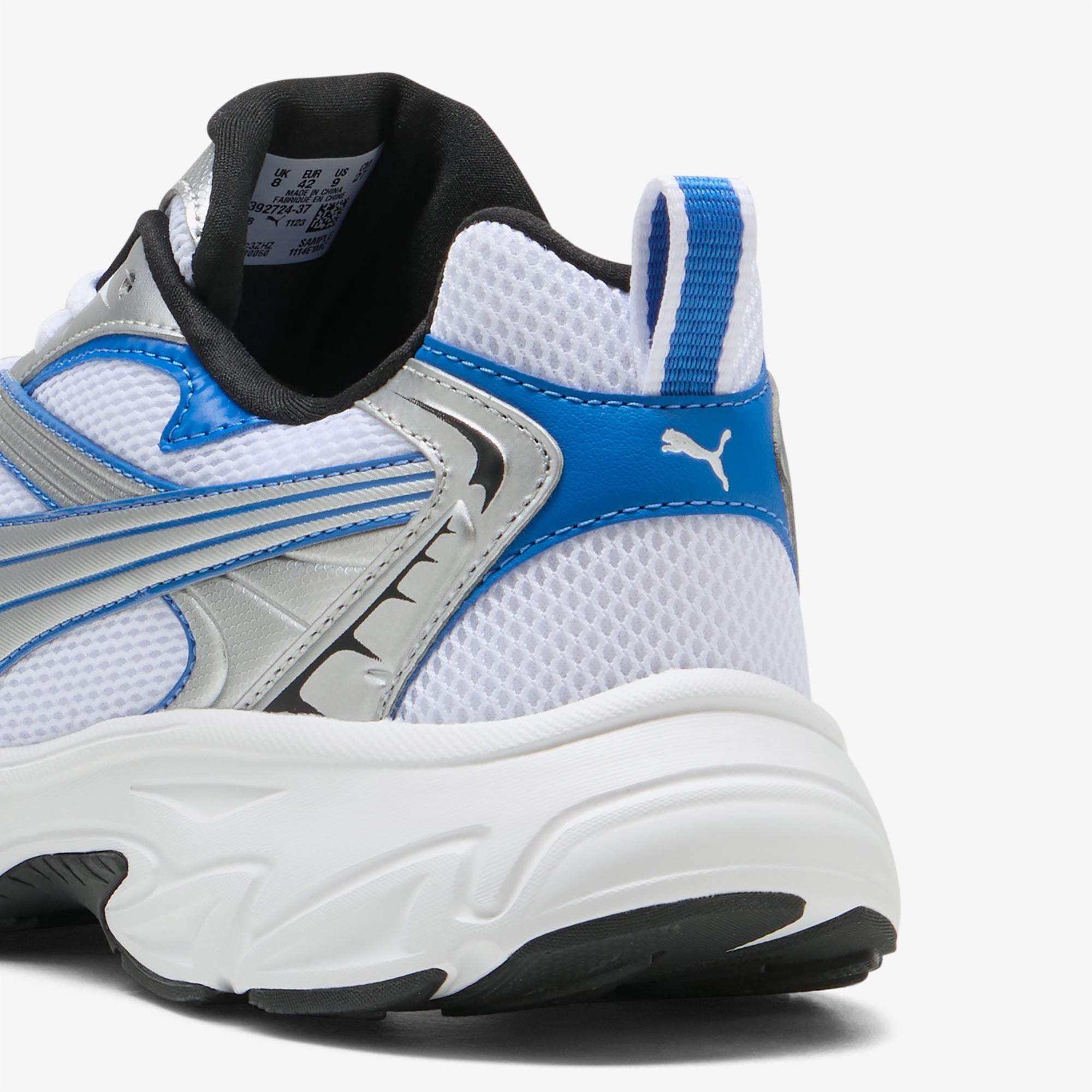 Puma Morphic Unisex Mavi Detaylı Beyaz Spor Ayakkabı