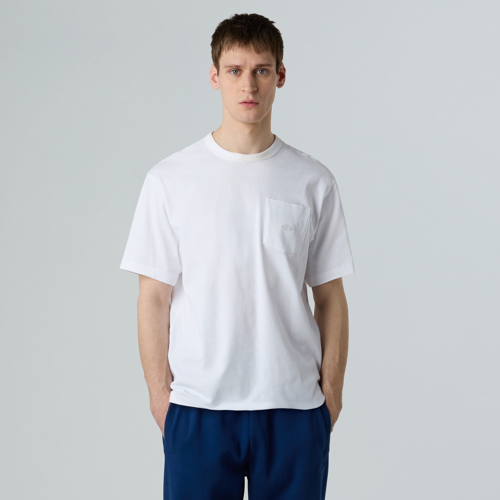  The North Face Dome Relaxed Pocket Erkek Beyaz T-Shirt