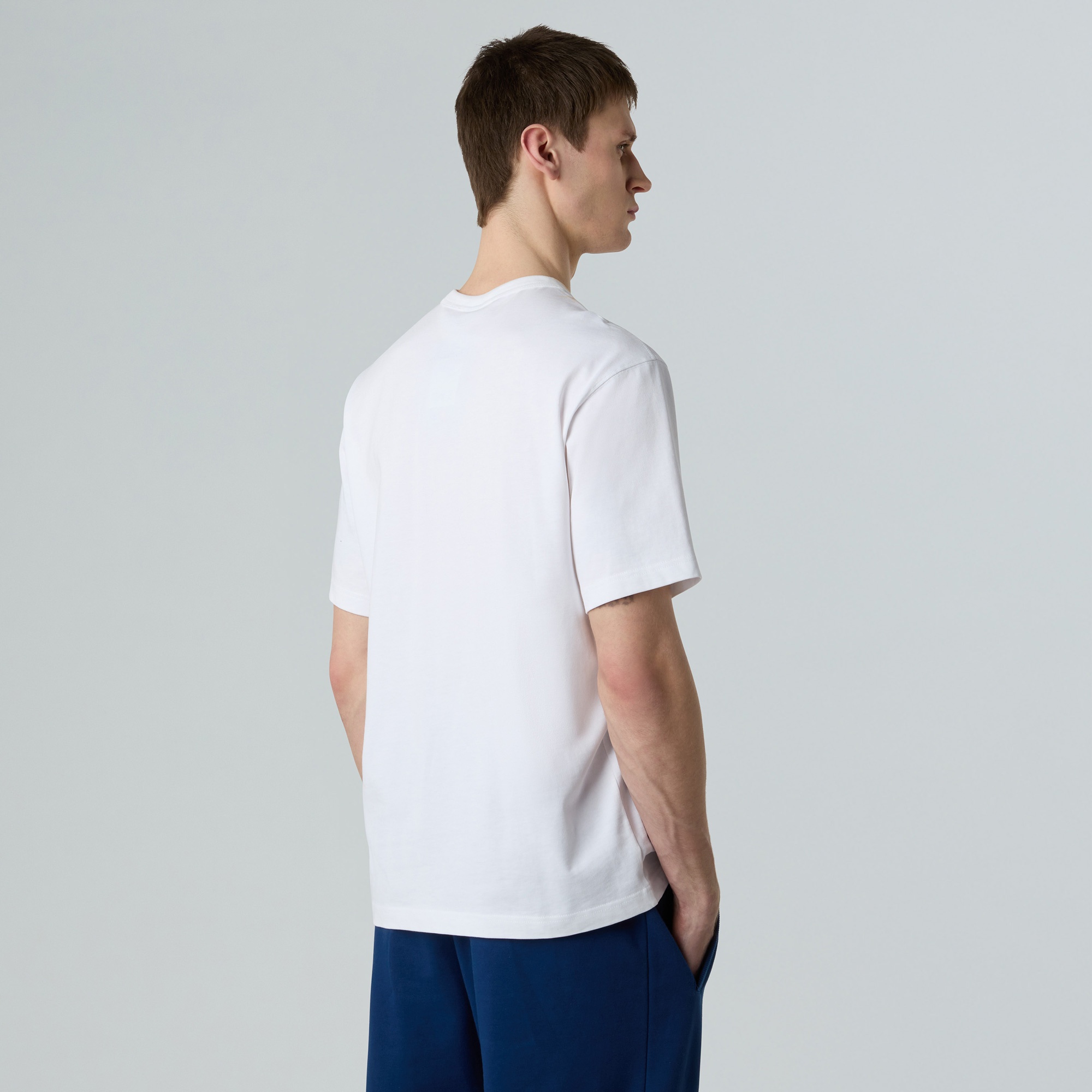 The North Face Dome Relaxed Pocket Erkek Beyaz T-Shirt