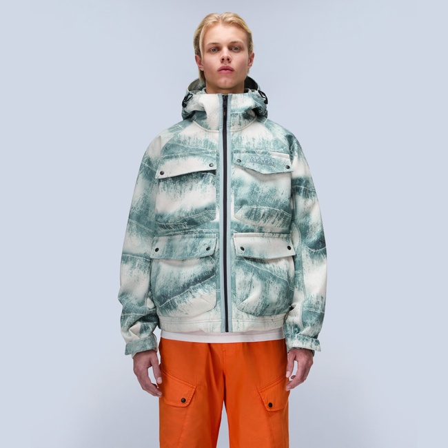  Napapijri  A-Rivalto Aop Erkek Renkli Ceket