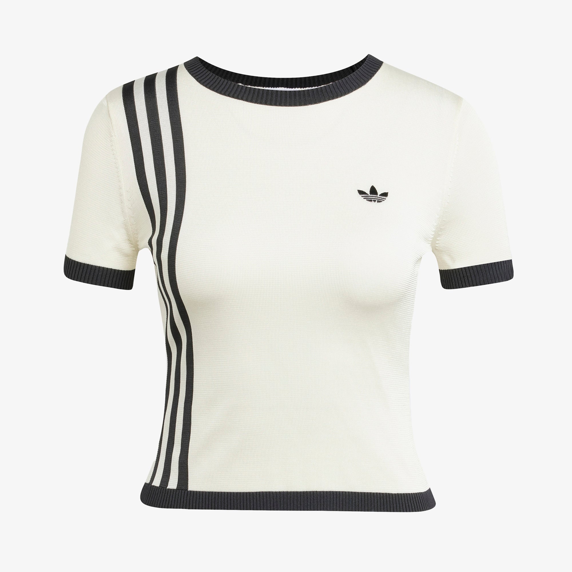 adidas Originals Knıtted 3S Beyaz Kadın T-Shirt