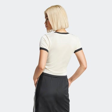  adidas Originals Knıtted 3S Beyaz Kadın T-Shirt