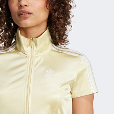  adidas Originals Full Zipped Kadın Sarı Crop Üst