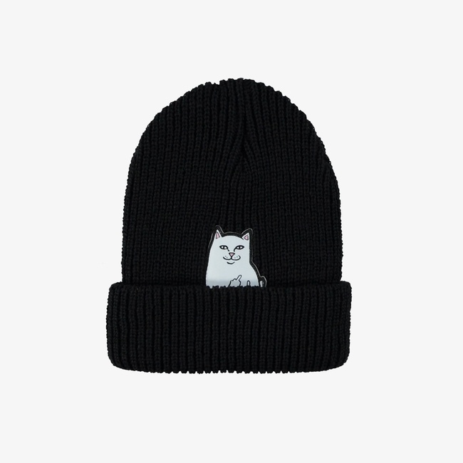  Ripndip Lord Nermal Ribbed Erkek Siyah Bere