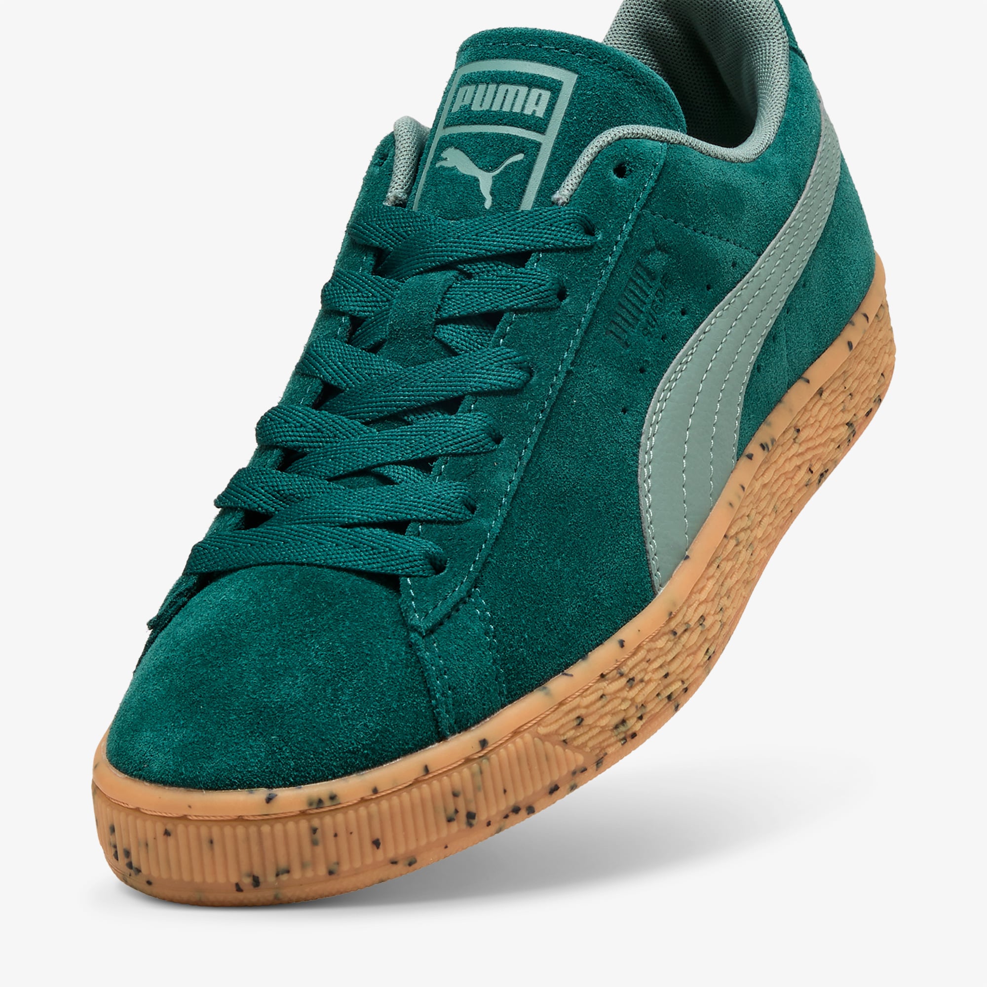 Puma Puma Suede Deco Kadın Yeşil Spor Ayakkabı Sneaker | FashFed Yeşil - 7. görsel