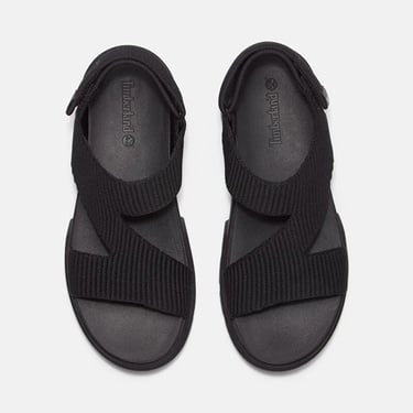  Timberland Greyfield Backstrap Kadın Siyah Sandalet