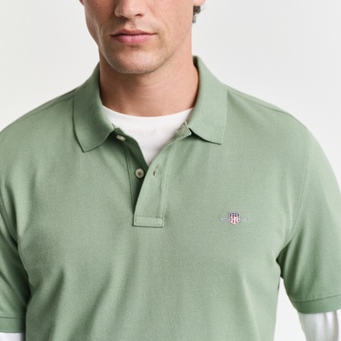  GANT Erkek Yeşil Regular Fit Polo