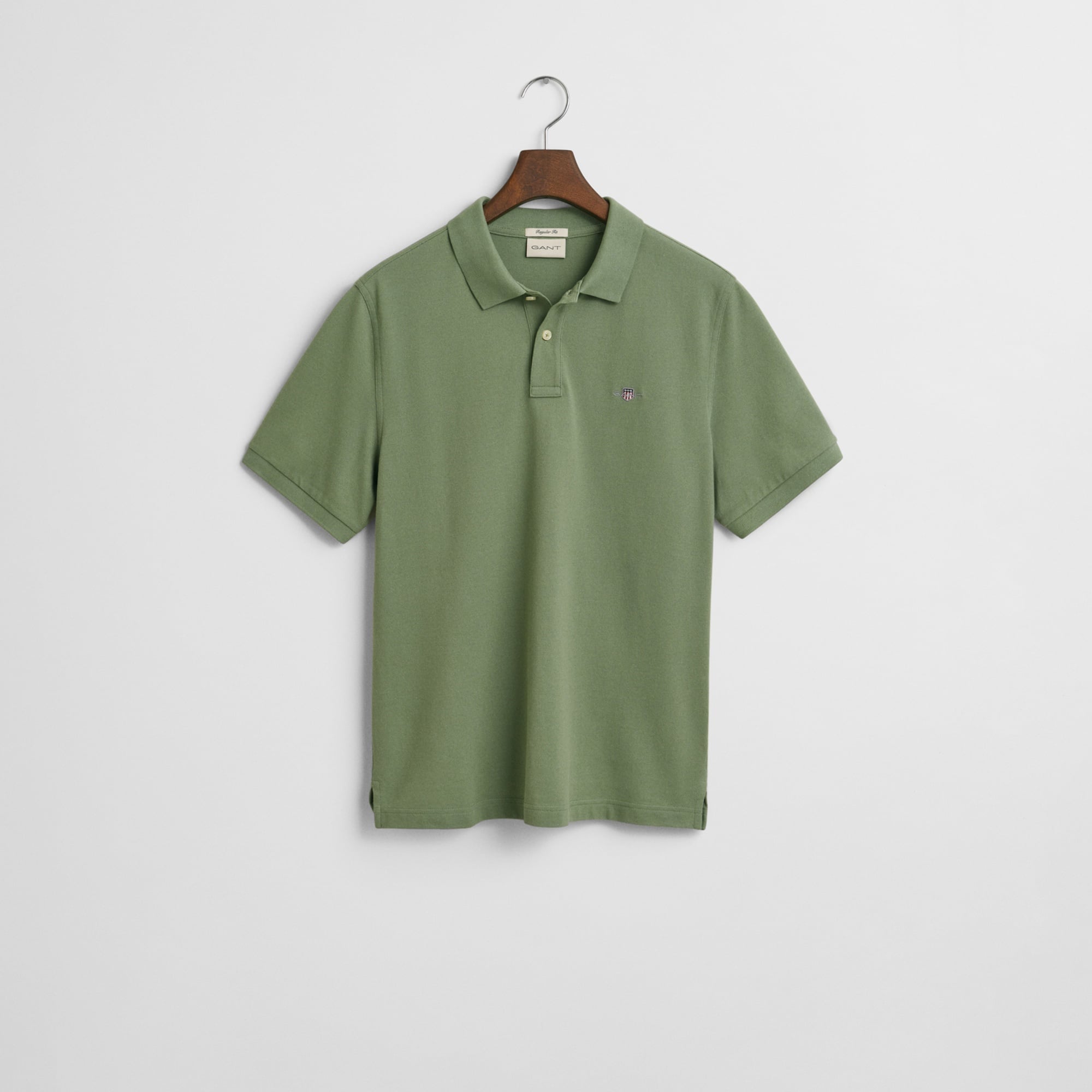 GANT Erkek Yeşil Regular Fit Polo
