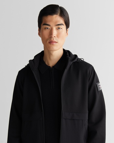  GANT Erkek Siyah Regular Fit Kapüşonlu Sweatshirt