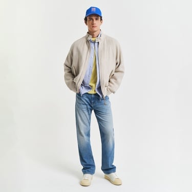  GANT Erkek Sarı Regular Fit Bisiklet Yaka T-Shirt