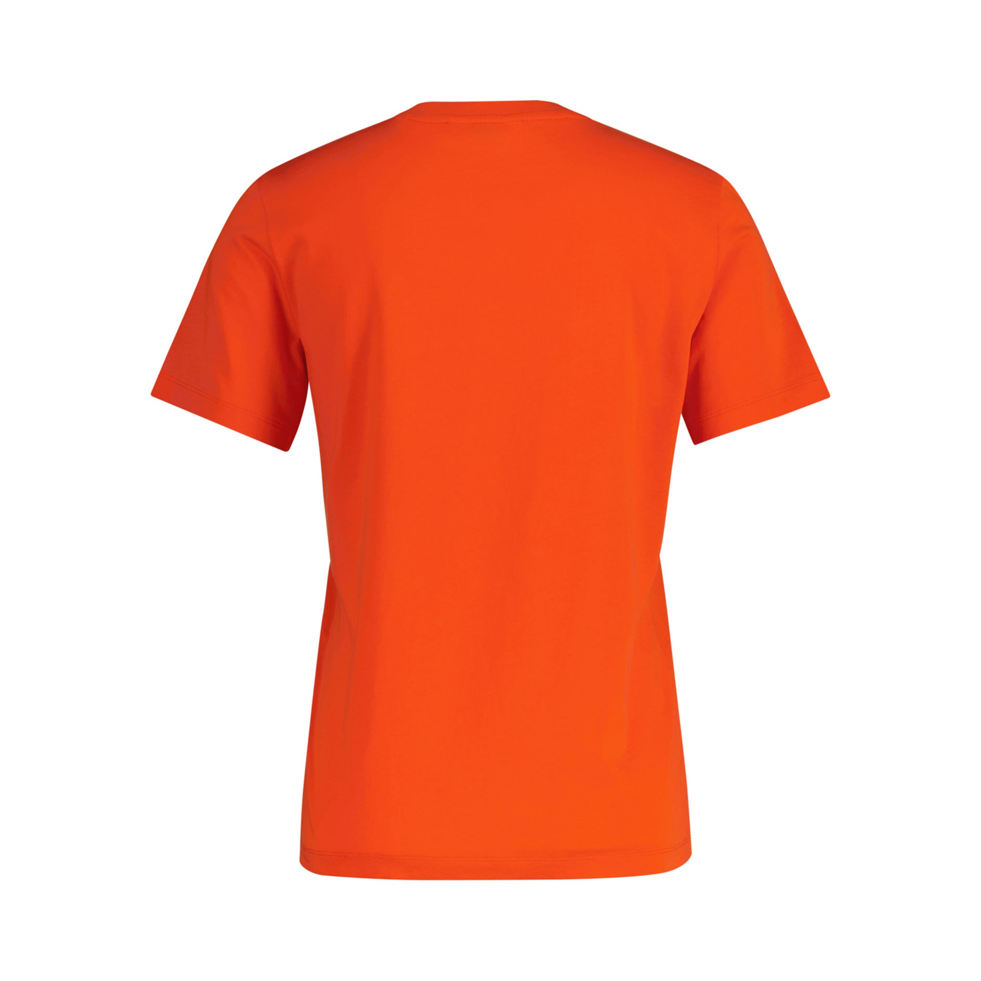 GANT Kadın Turuncu Regular Fit Bisiklet Yaka Logolu T-Shirt