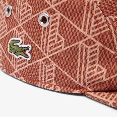  Lacoste Unisex Monogram Kahverengi Şapka