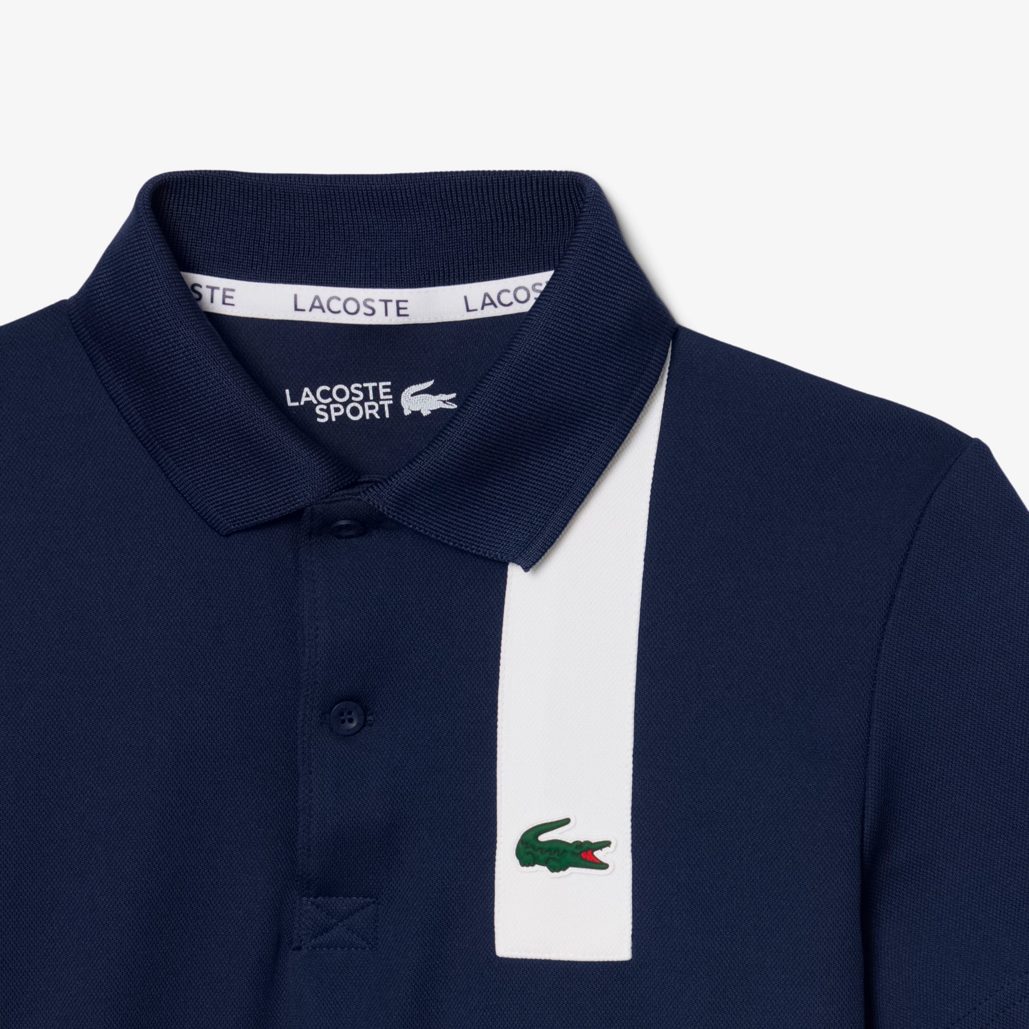 Lacoste Sport Çocuk Baskılı Lacivert Polo
