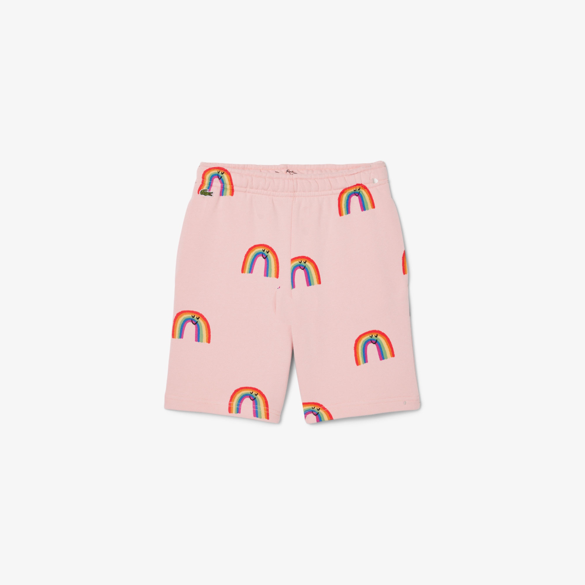 Lacoste Çocuk Desenli Pembe Şort