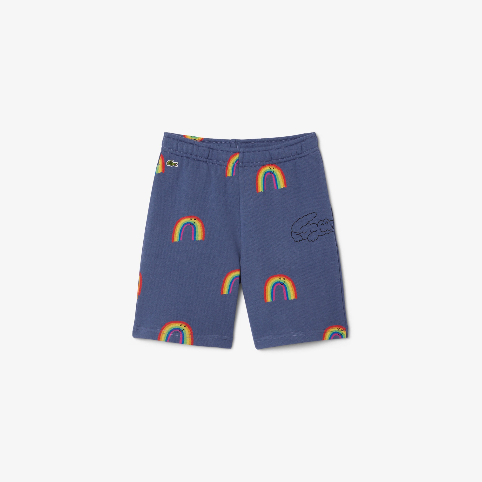 Çocuk Desenli Lacivert Şort