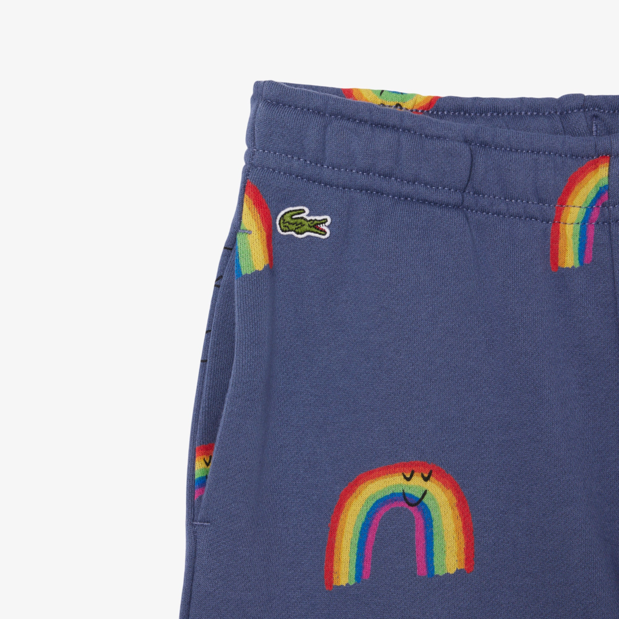 Çocuk Desenli Lacivert Şort