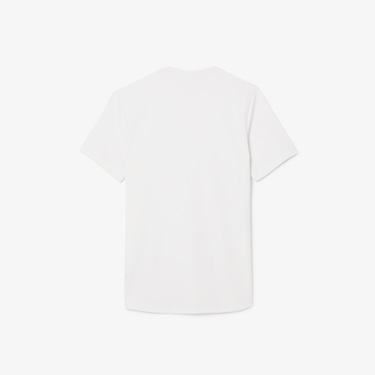  Lacoste UV Protect Lightweight Stretch Sport Erkek Beyaz T-Shirt