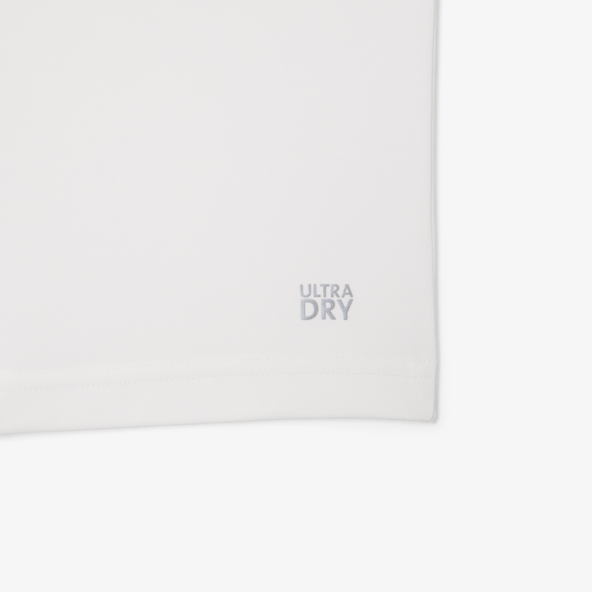 Lacoste UV Protect Lightweight Stretch Sport Erkek Beyaz T-Shirt